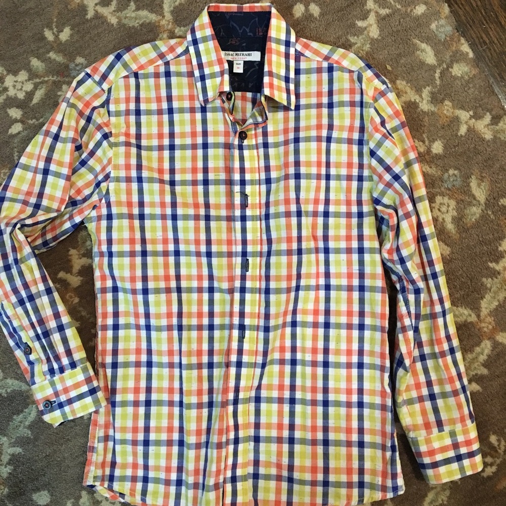 Boys Isaac Mizrahi button down shirt